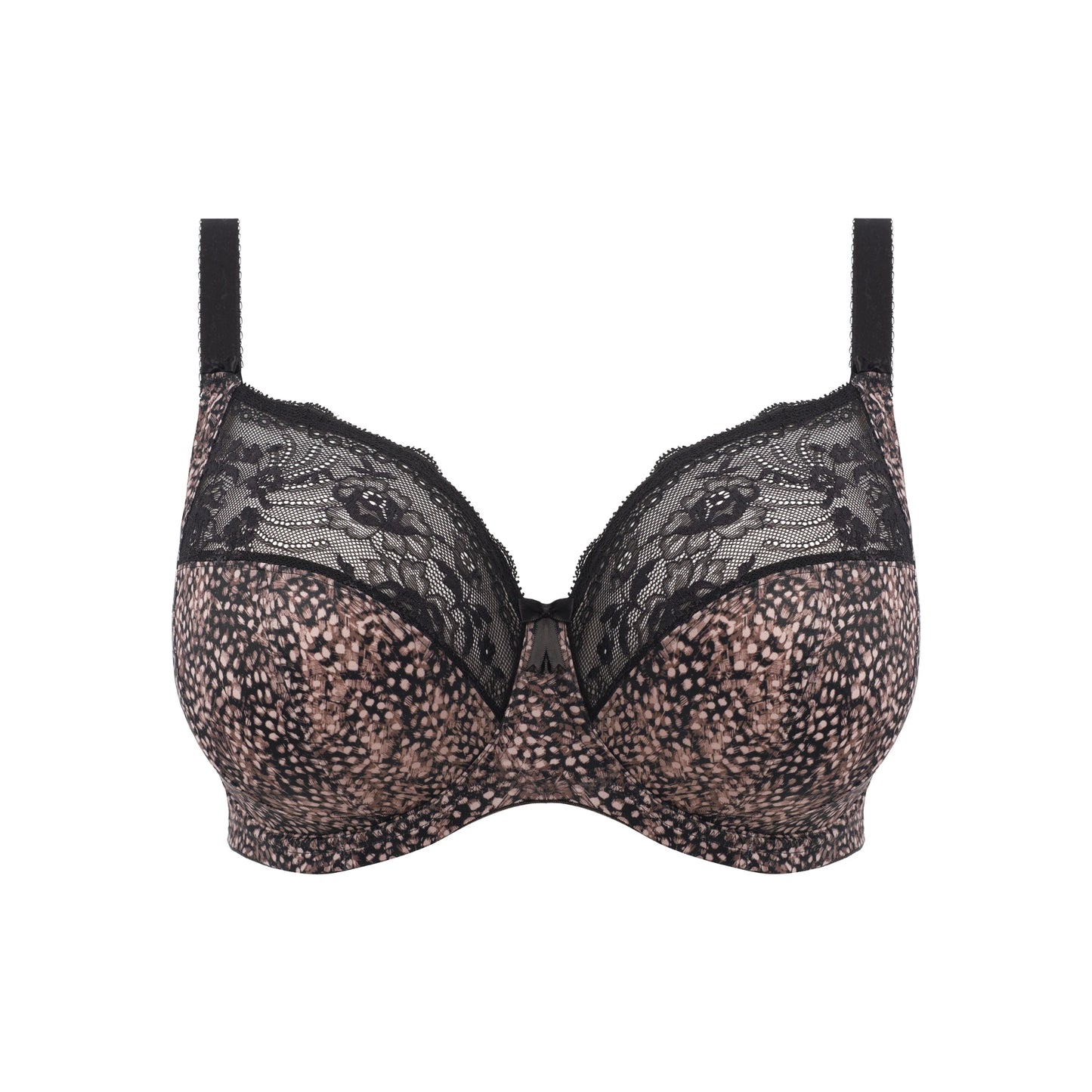 Elomi Morgan Stretch Banded Bra in Ebony - Cut Out