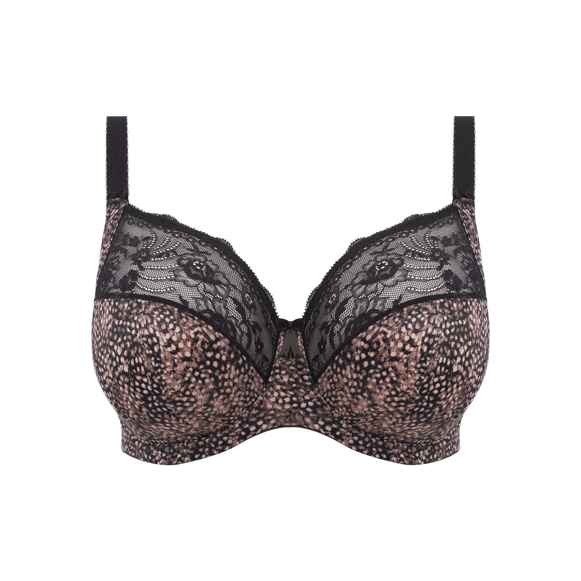 Elomi Morgan Stretch Banded Bra in Ebony - Cut Out