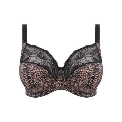 Elomi Morgan Stretch Banded Bra in Ebony - Cut Out