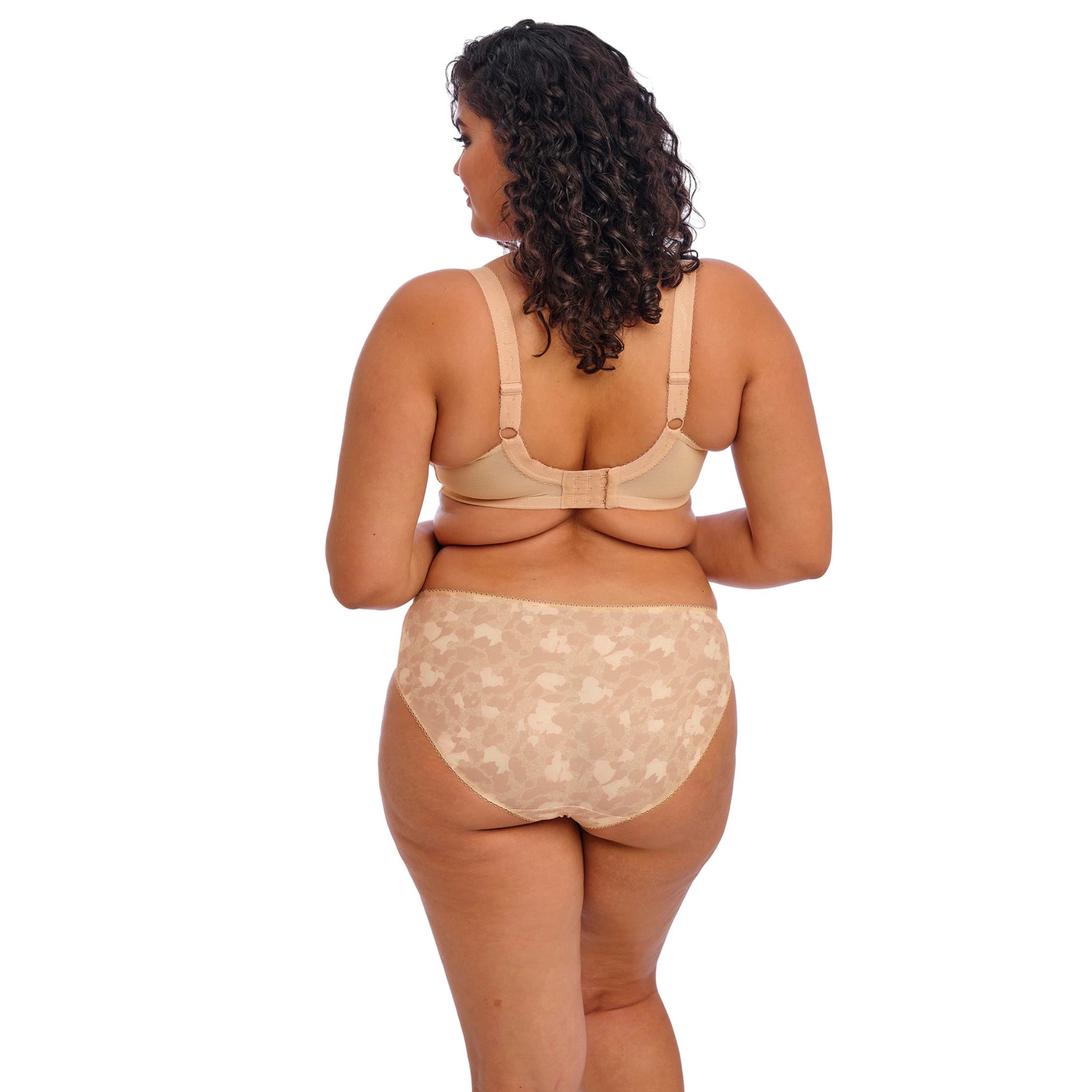 Elomi Morgan Stretch Banded Bra in Toasted Almond - Back View