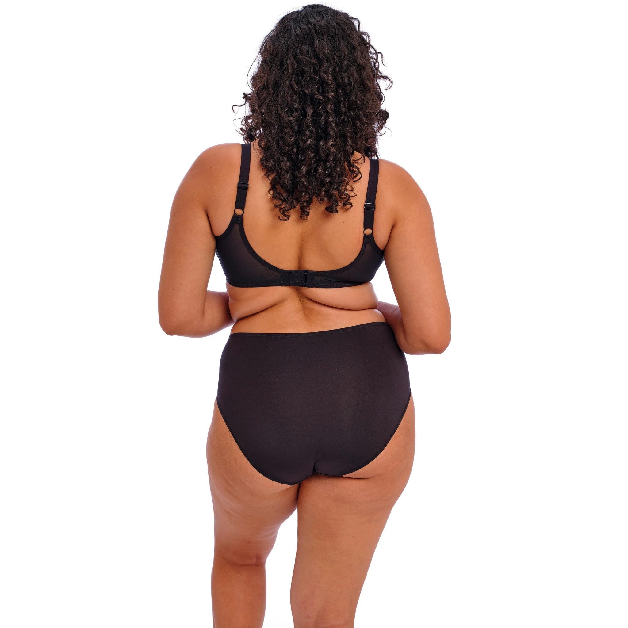 Elomi Smooth Moulded Bra in Black - Back View