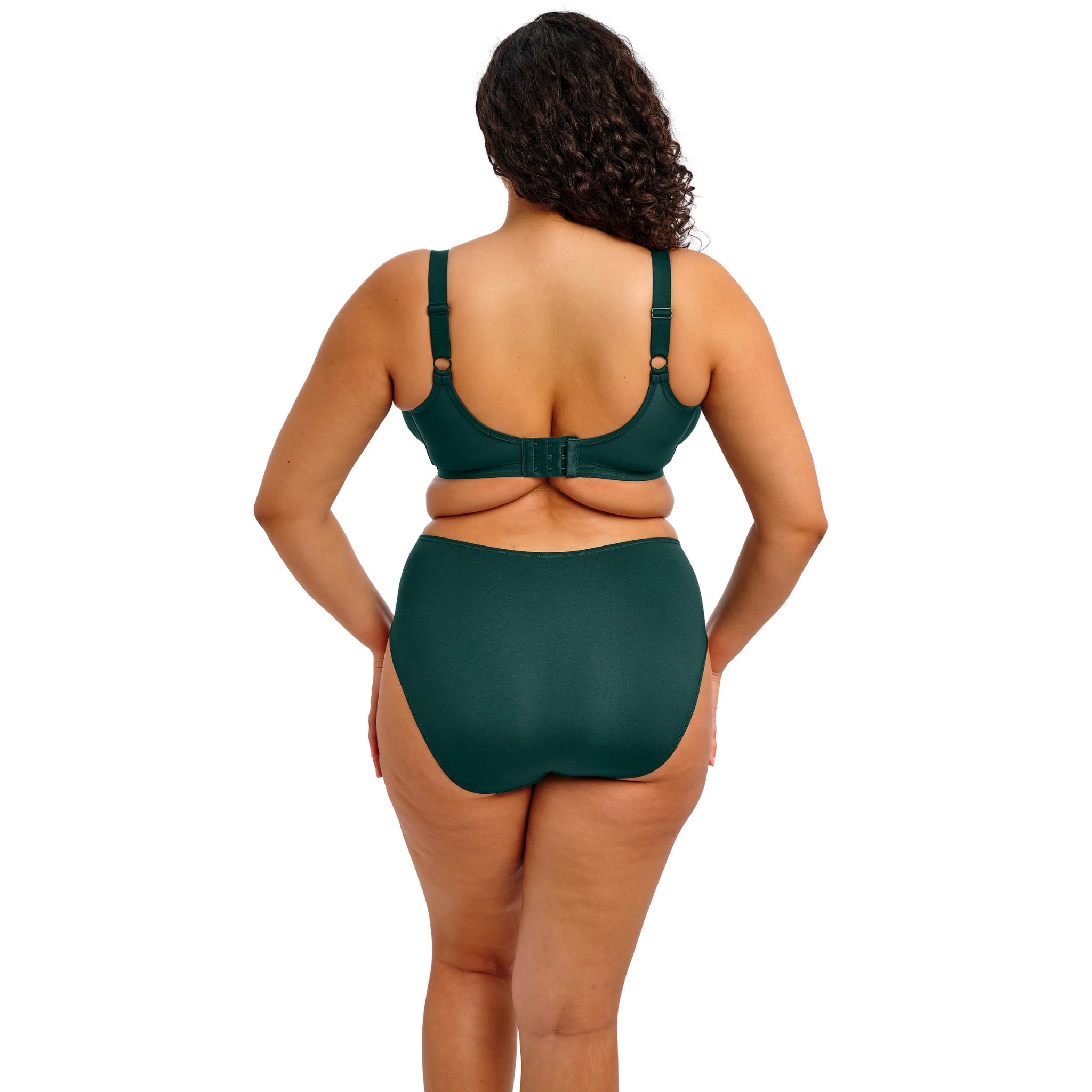 Elomi Smooth Moulded Bra in Deep Emerald - Back View