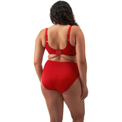 Elomi Smooth Moulded Bra in Haute Red - Back View