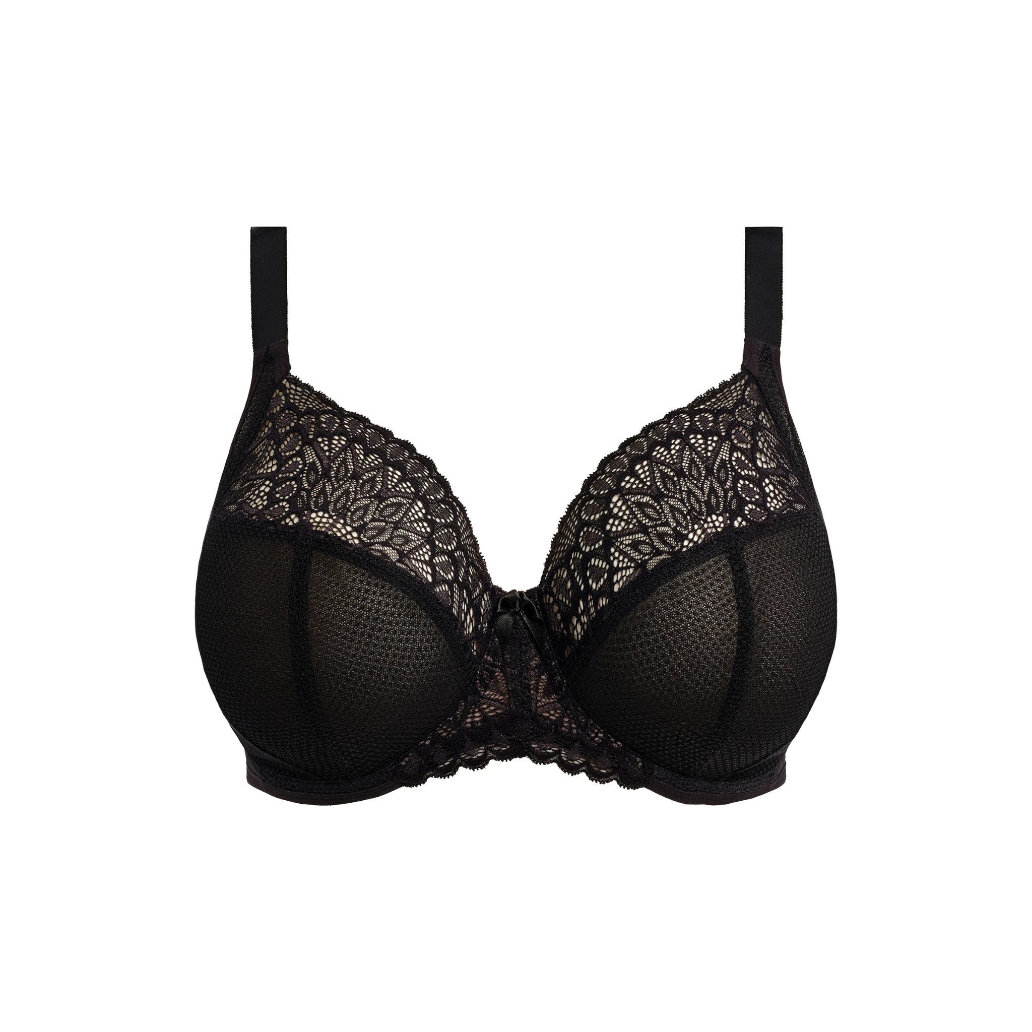 Elomi Tiernie Stretch Plunge Bra in Black - Cut Out