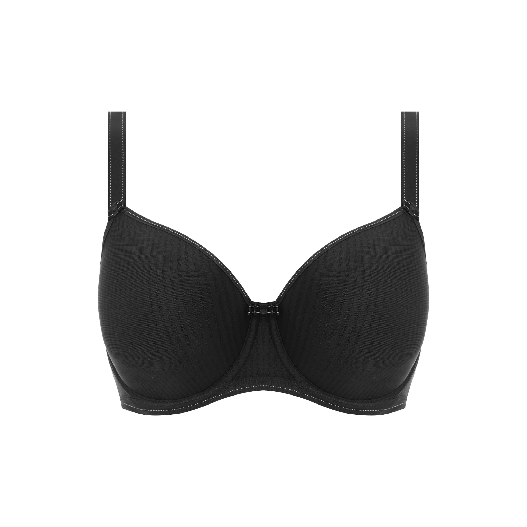 Freya Idol Moulded Balcony Bra in Black - Cut Out