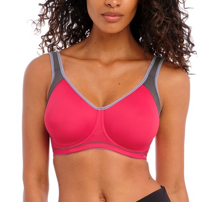 Freya Sonic Underwire Moulded Spacer Sports Bra - Hot Crimson