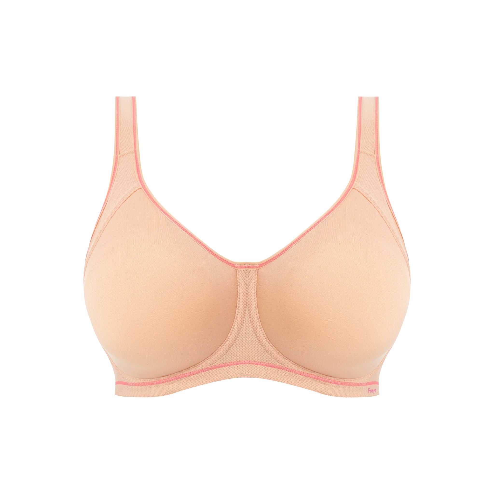 Freya Sonic Moulded Spacer Sports Bra in Nude - Cut Out