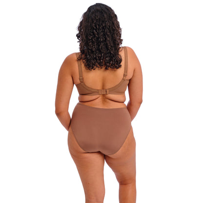 Goddess Keira Banded Bra in Cinnamon - Back View