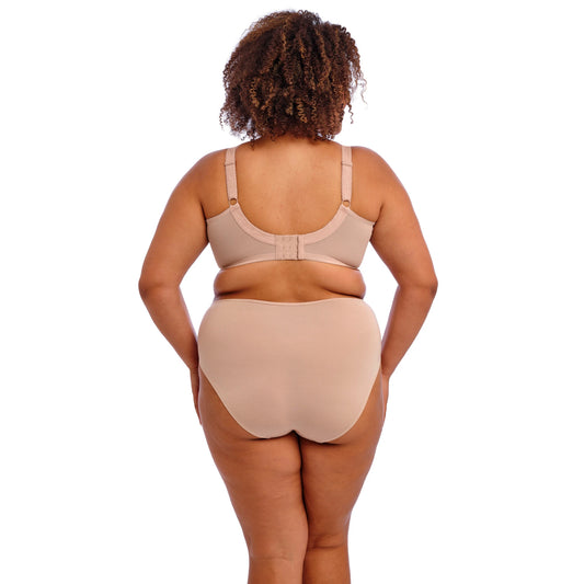 Goddess Keira Banded Bra in Fawn - Back View