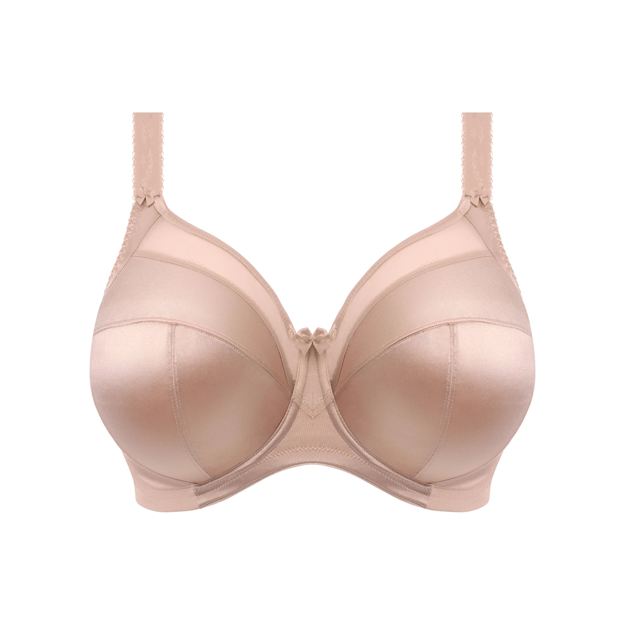 Goddess Keira Banded Bra in Fawn - Cut Out