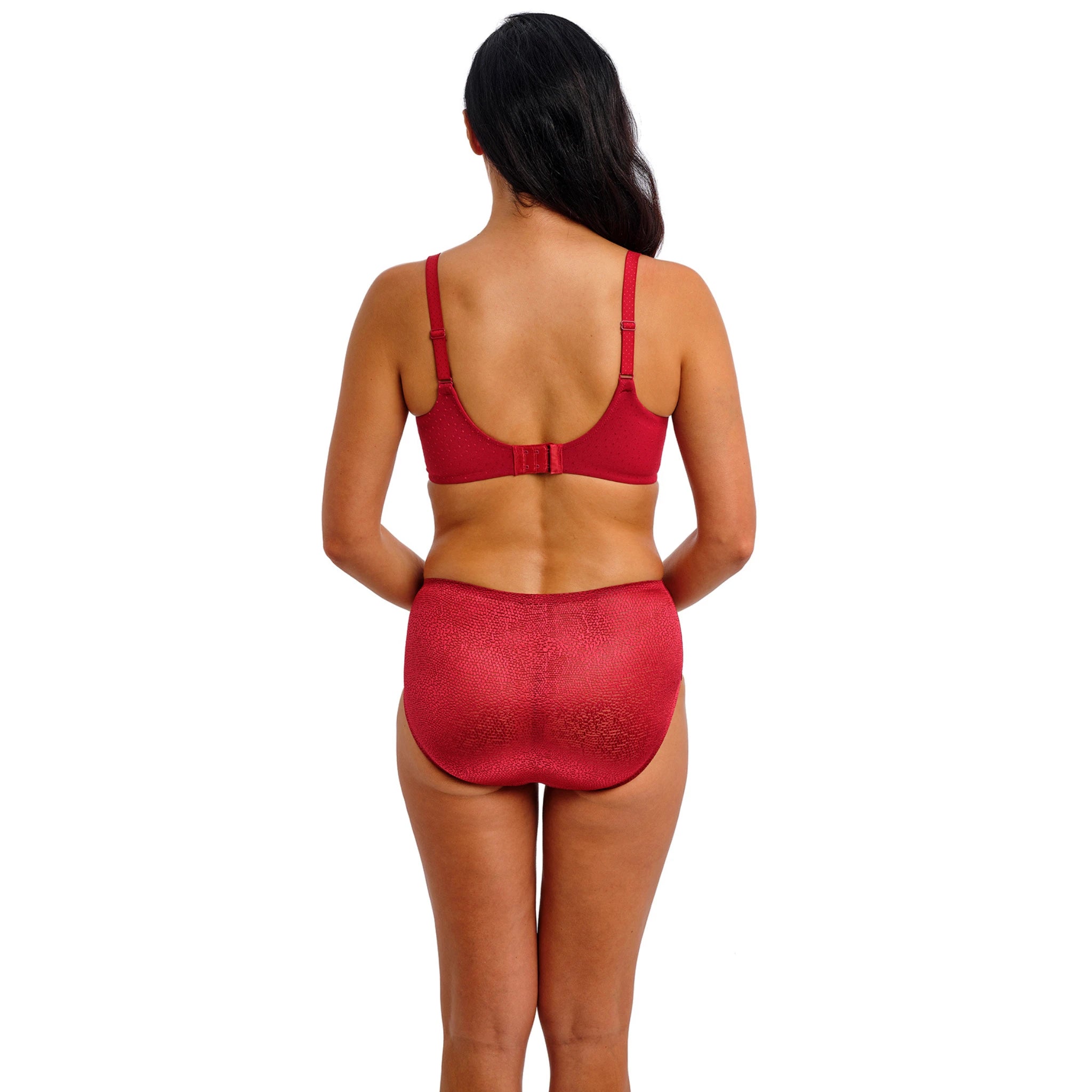 Wacoal BackA ppeal Classic Underwire Bra in Regina Red - Back View