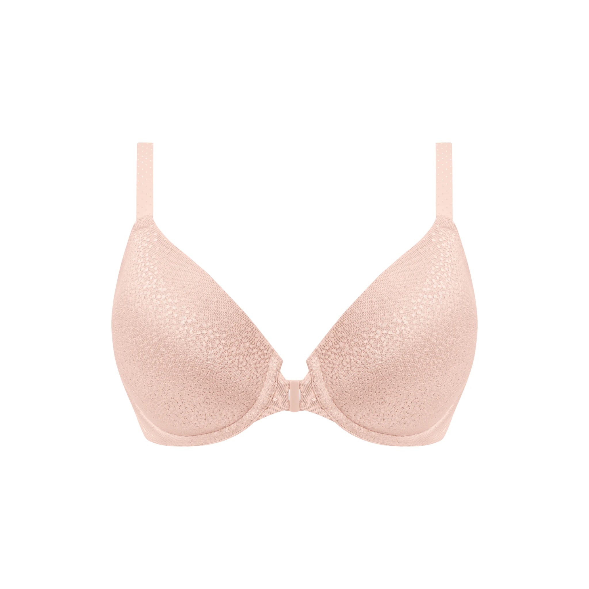 Wacoal Back Appeal Front Fastener Bra Rose Dust - Cut Out