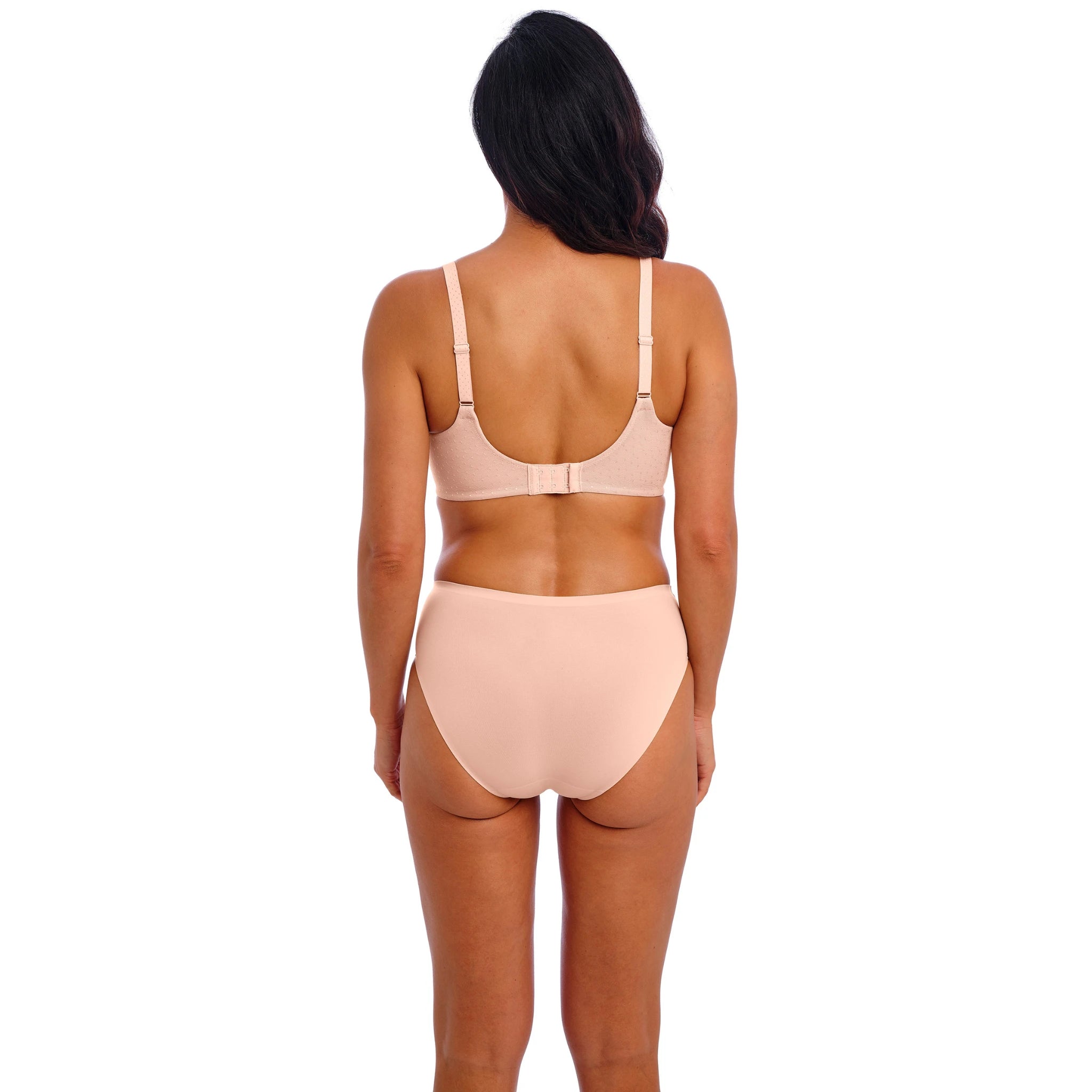Wacoal Back Appeal Wire Free Bra in Rose Dust - Back View