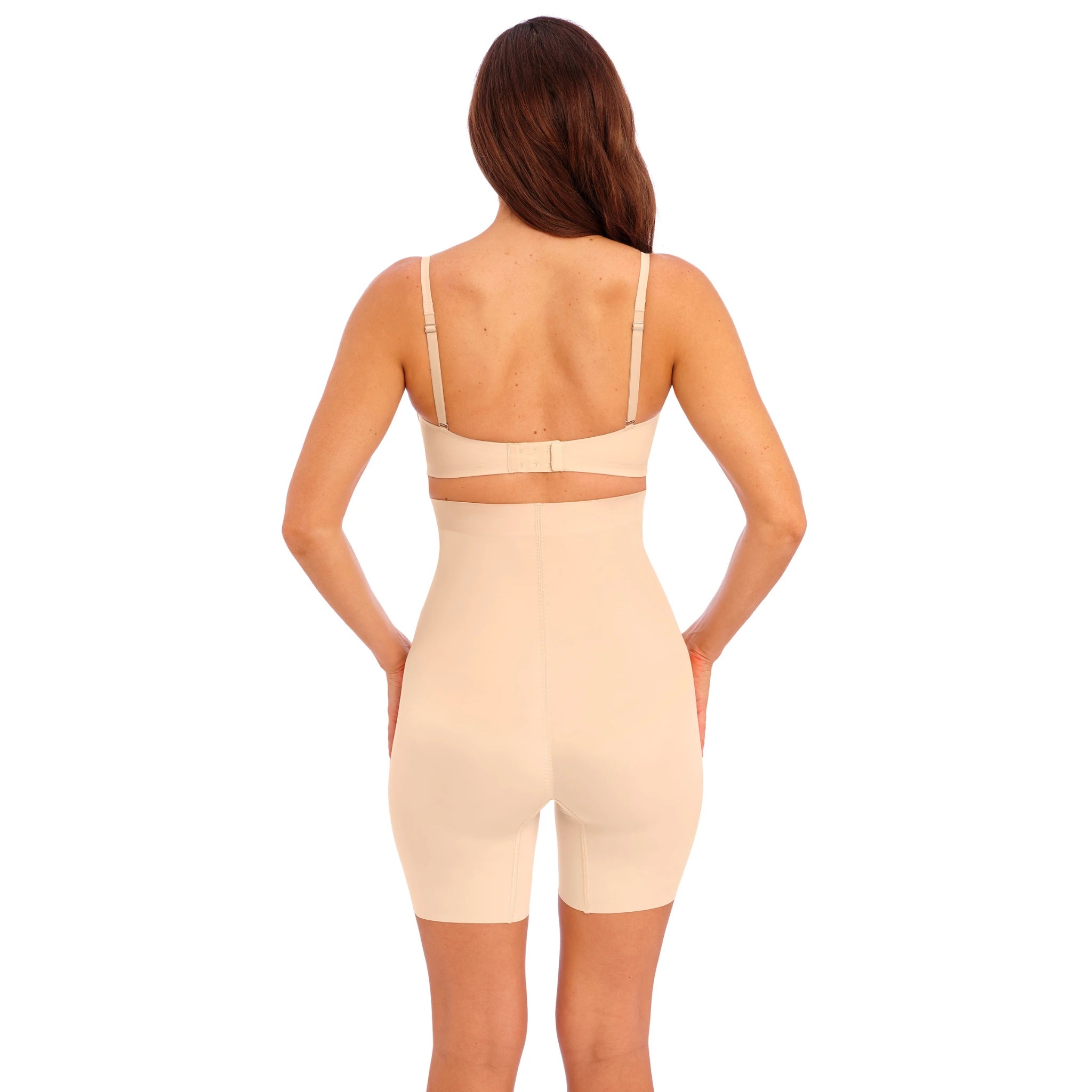 Wacoal Ines Secret High Waist Long Leg Shaper in Frappe - Back View
