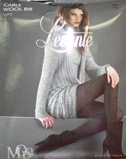 Picture of Levante Cable Wool Rib Tights LEVCAWORI 